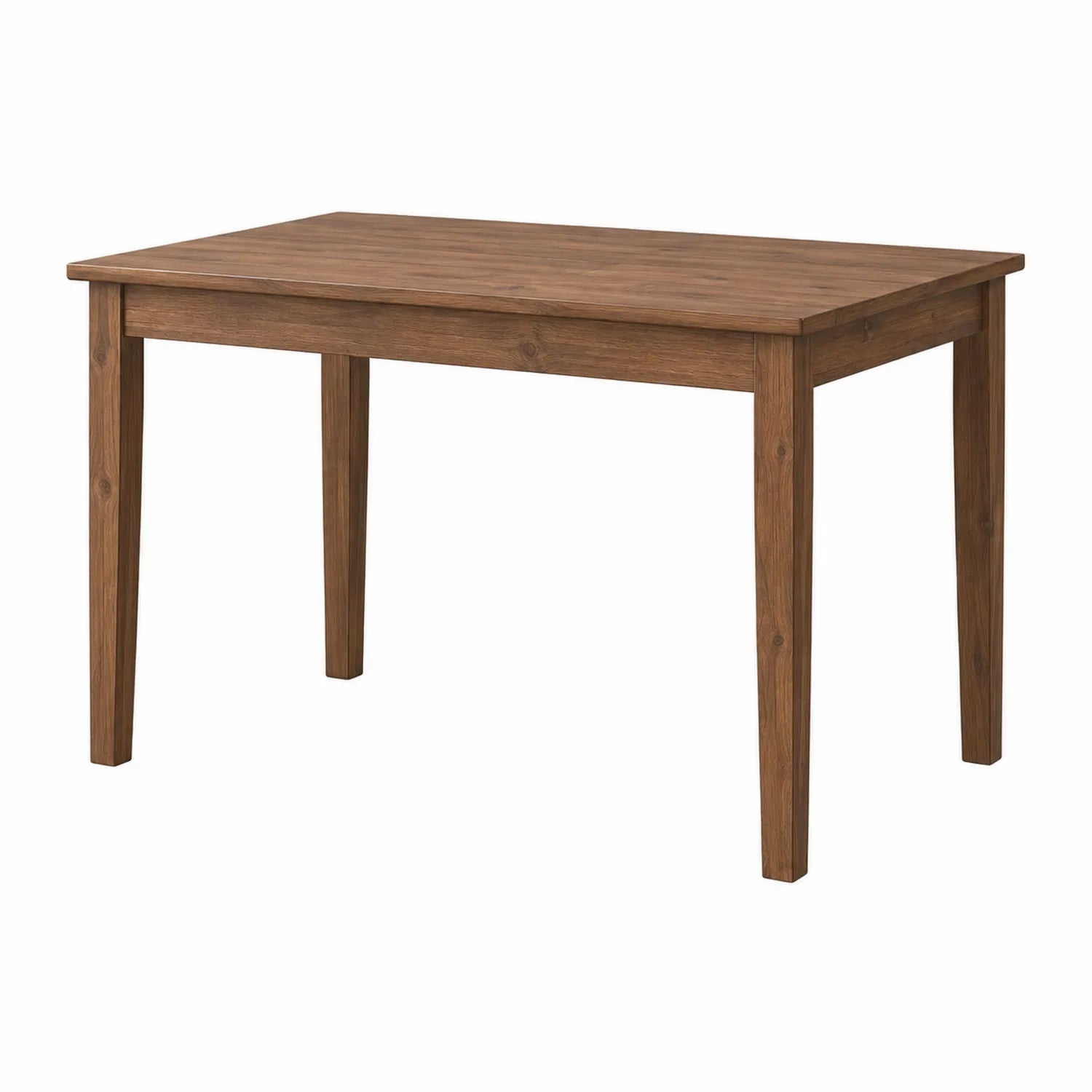 Mesa de comedor de madera maciza 120x75x74 cm Marrón